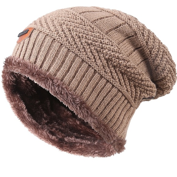 Accessories - Winter Knitting Skull Cap Wool Slouchy Beanie Hat